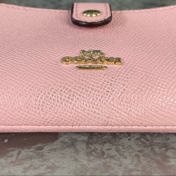 Coach Colorblock Multifunctional Wallet F25967 Blush/Terracotta $275 - Picture 11 of 15